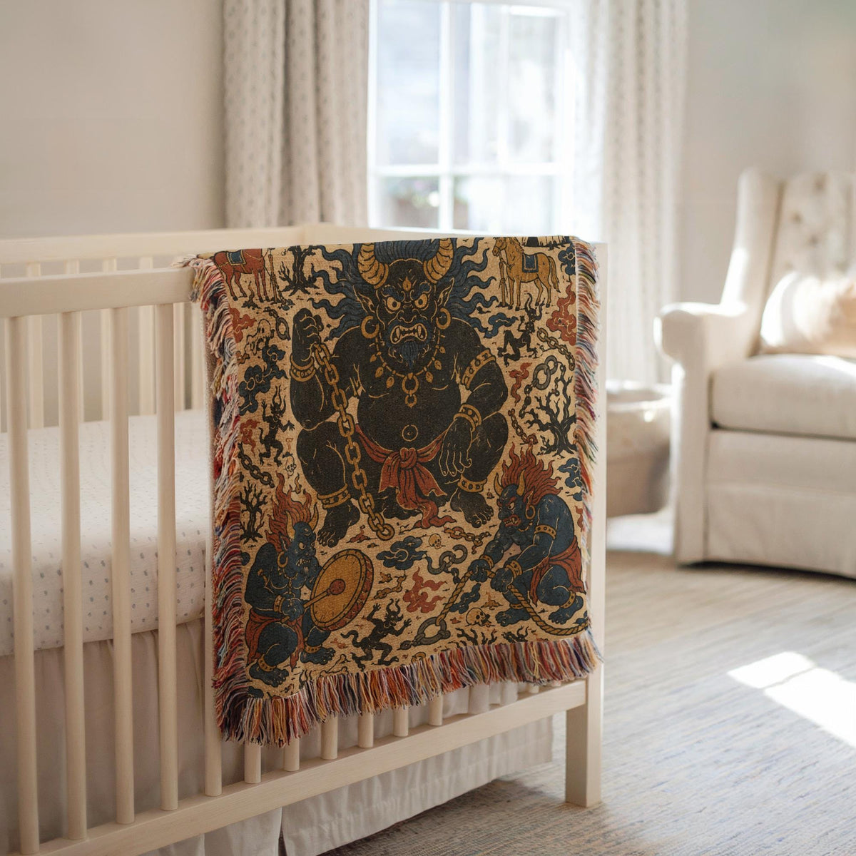 Asian Demon Tapestry