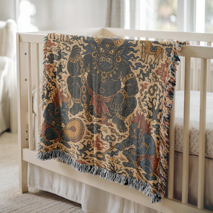 Asian Demon Tapestry