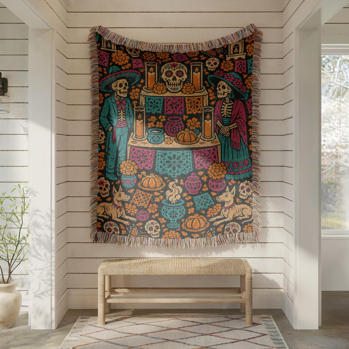 Day Of The Dead Tapestry