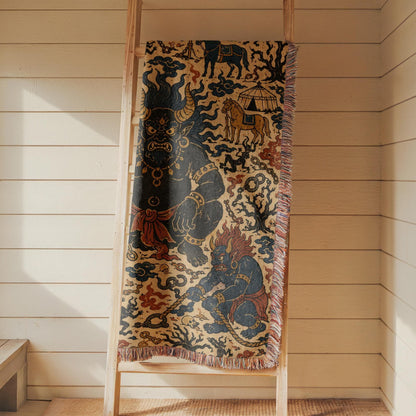 Asian Demon Tapestry
