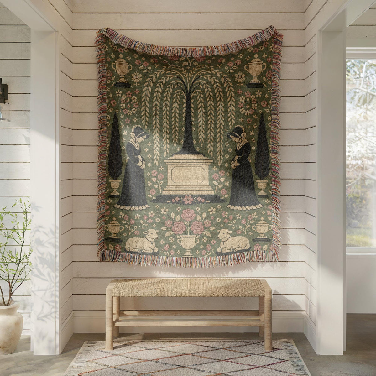 Mourning Sampler Tapestry