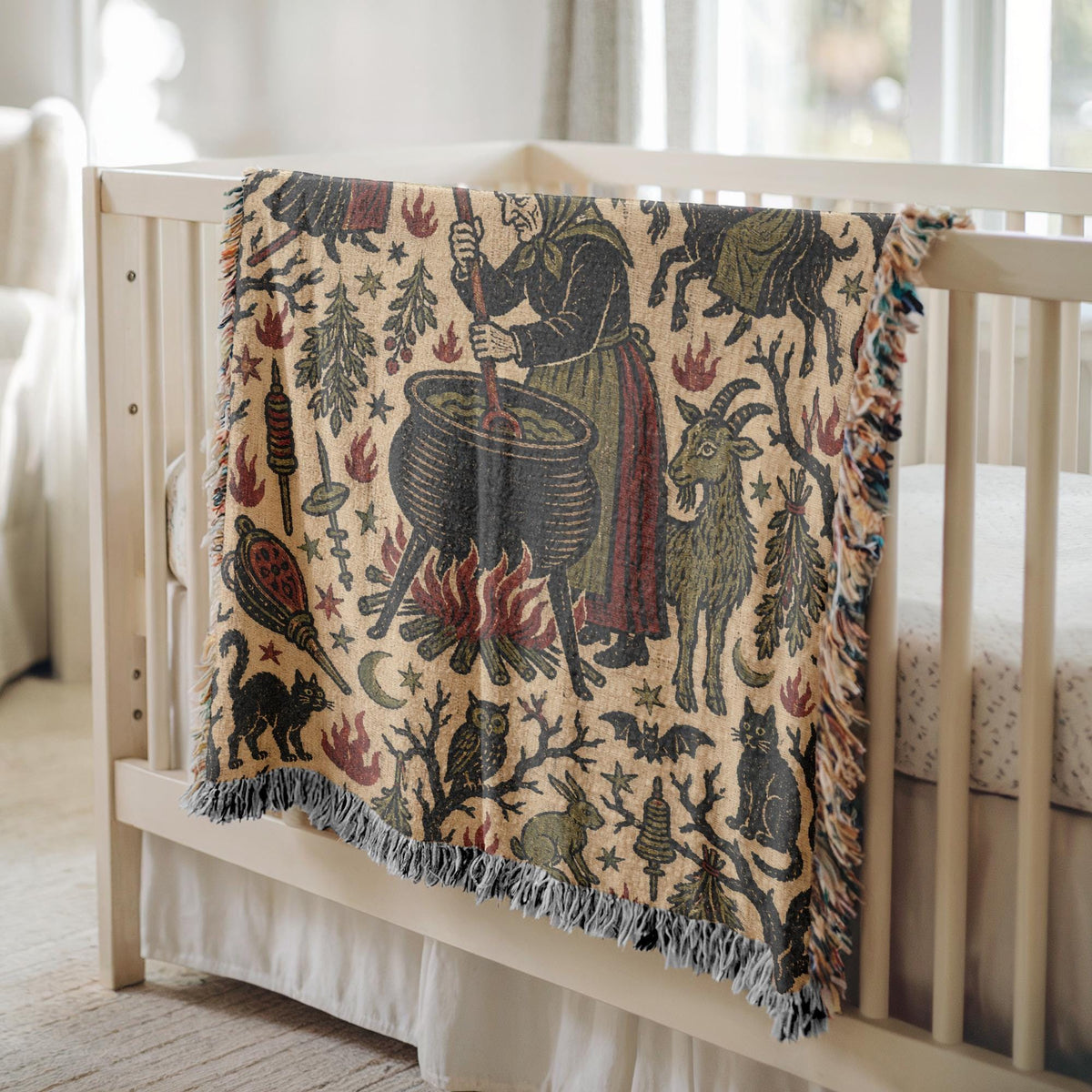 Halloween Witch Tapestry