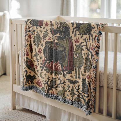 Halloween Witch Tapestry