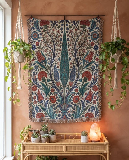 Iznik Woven Blanket
