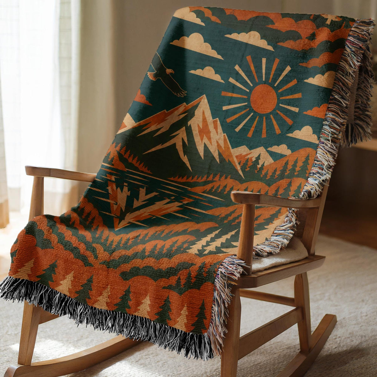Mountain Woven Blanket