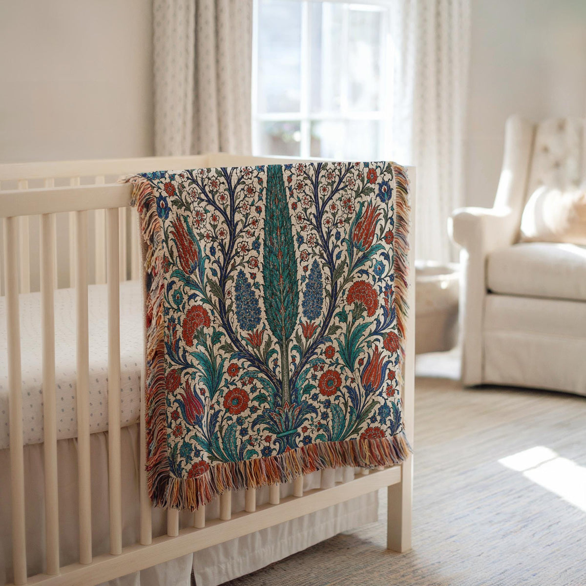 Iznik Woven Blanket