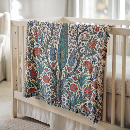 Iznik Woven Blanket