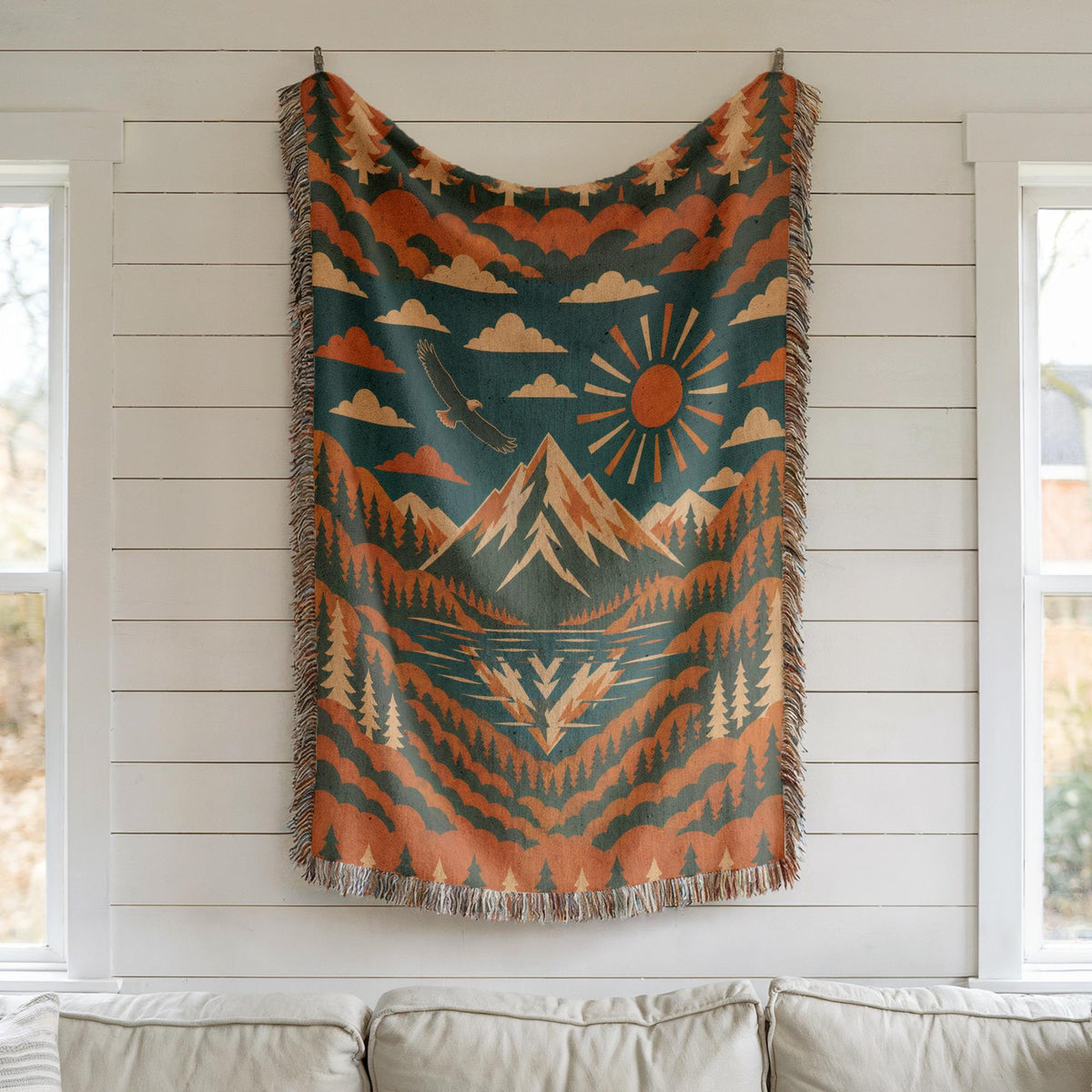 Mountain Woven Blanket