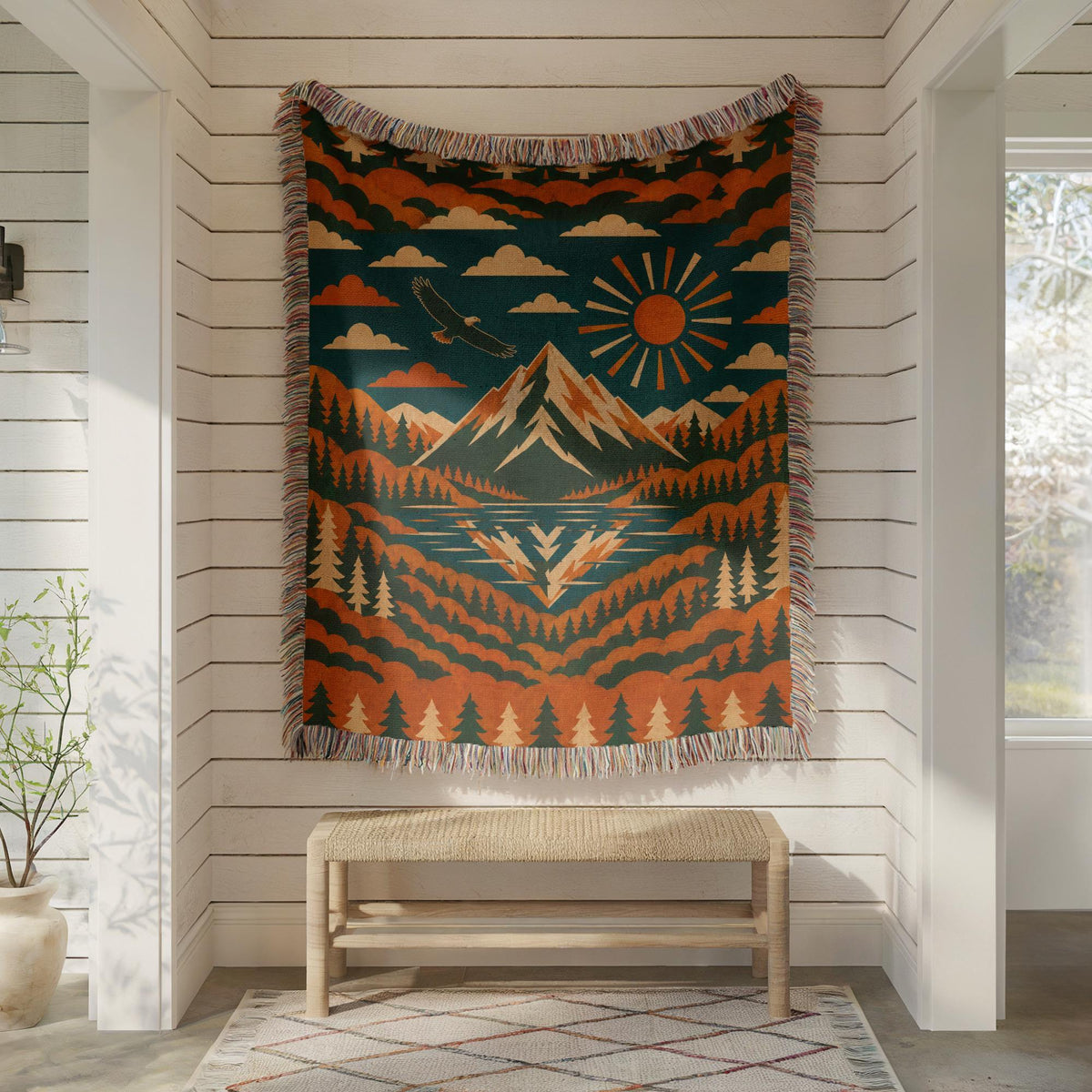 Mountain Woven Blanket