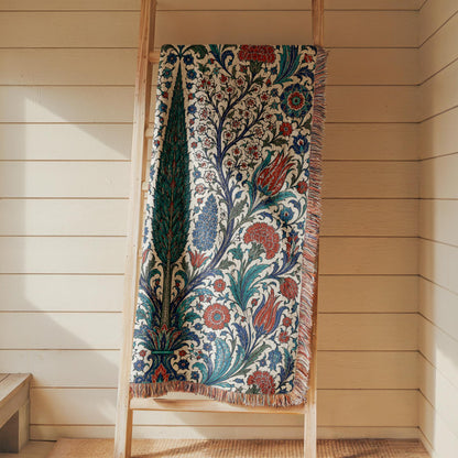 Iznik Woven Blanket