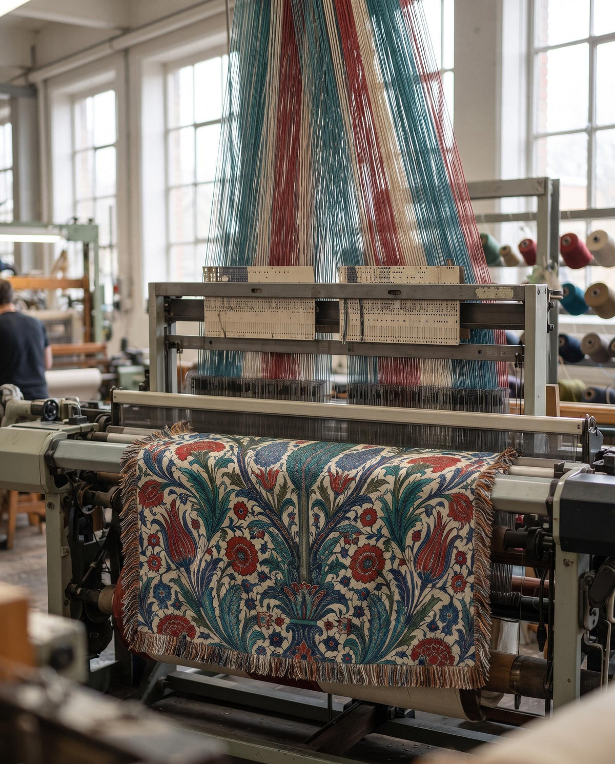 Iznik Woven Blanket