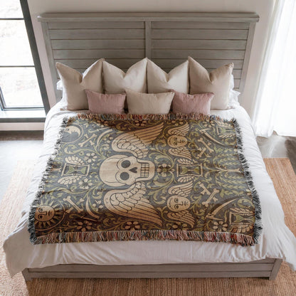 Gothic Skull Tapestry