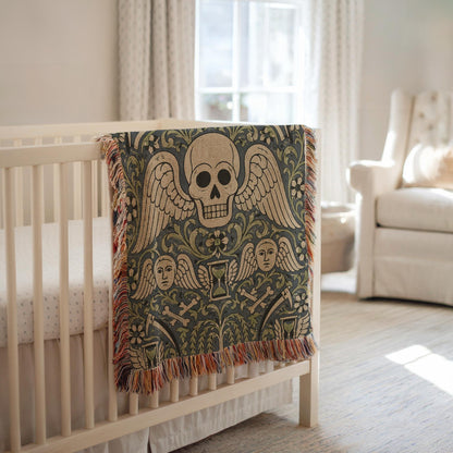 Gothic Skull Tapestry