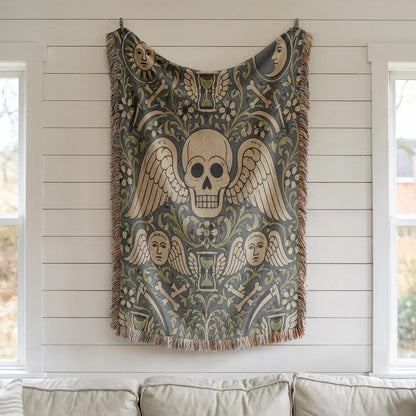 Gothic Skull Tapestry