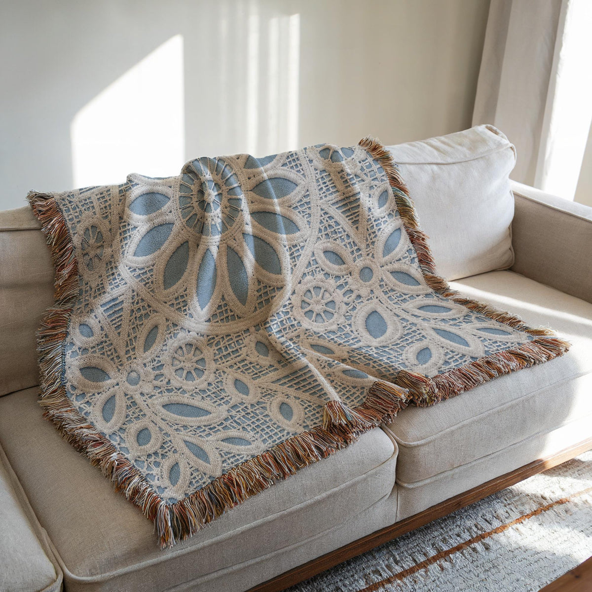 Lace Woven Blanket