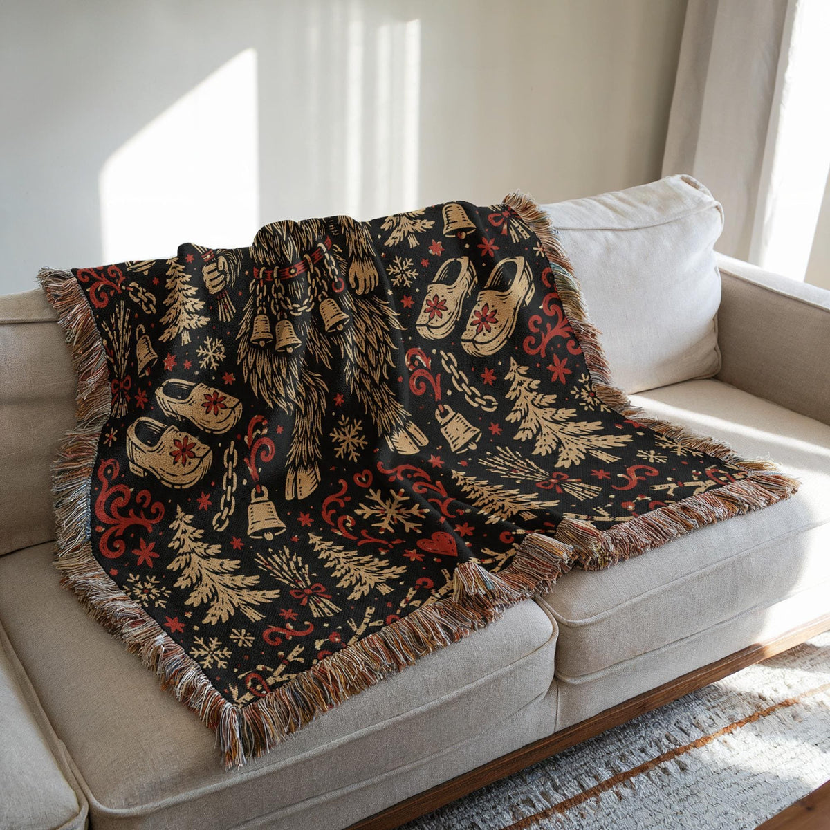 Krampus Woven Blanket