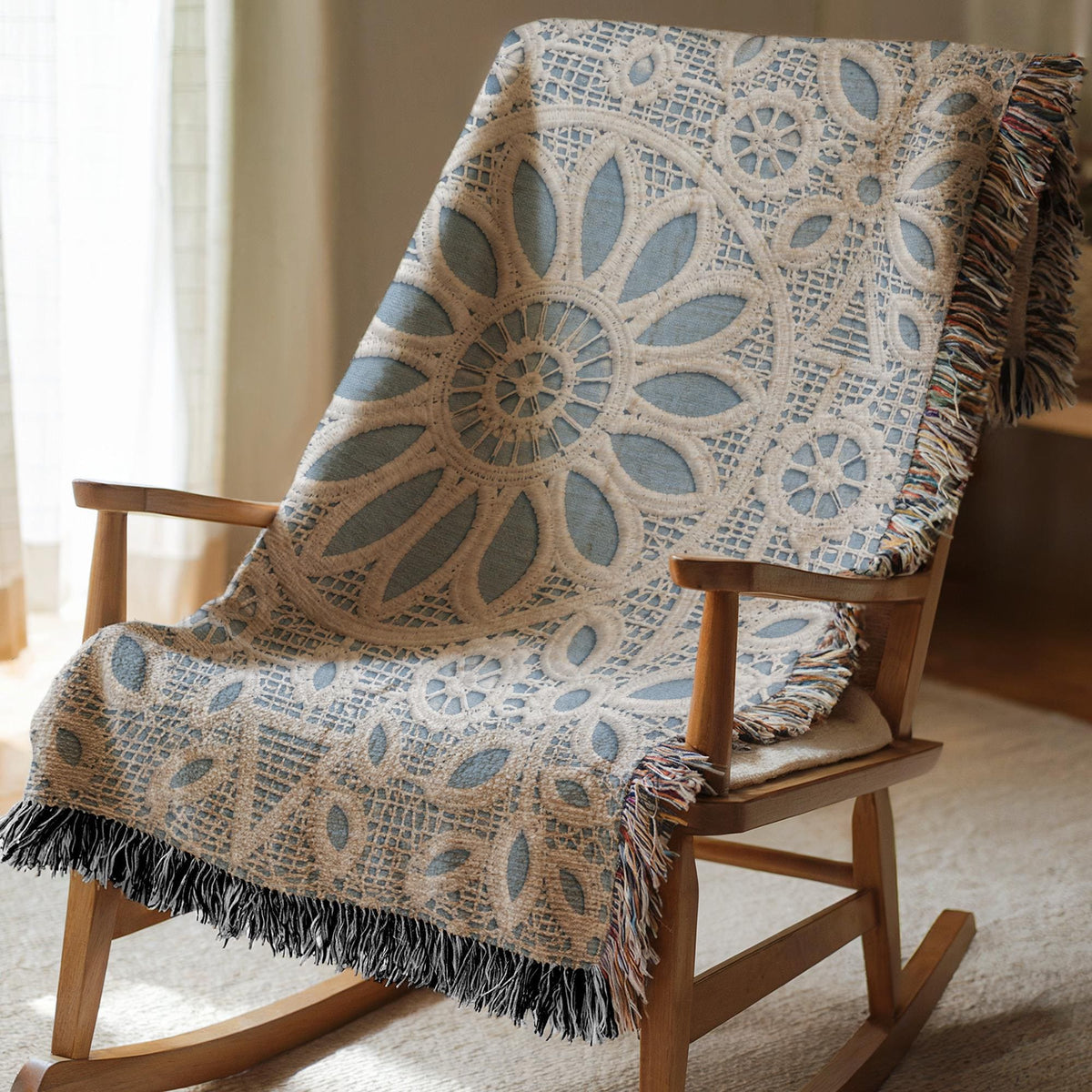 Lace Woven Blanket