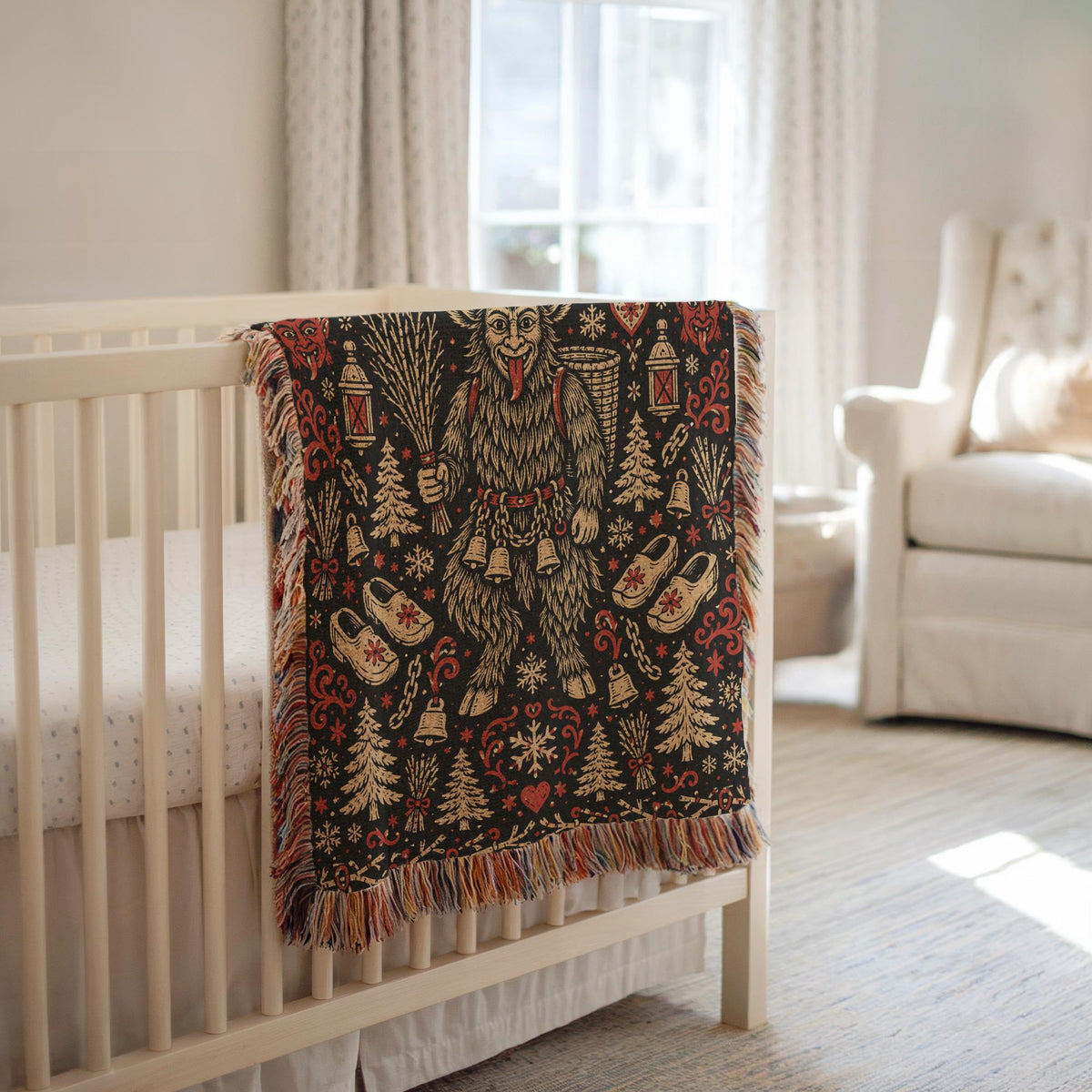 Krampus Woven Blanket