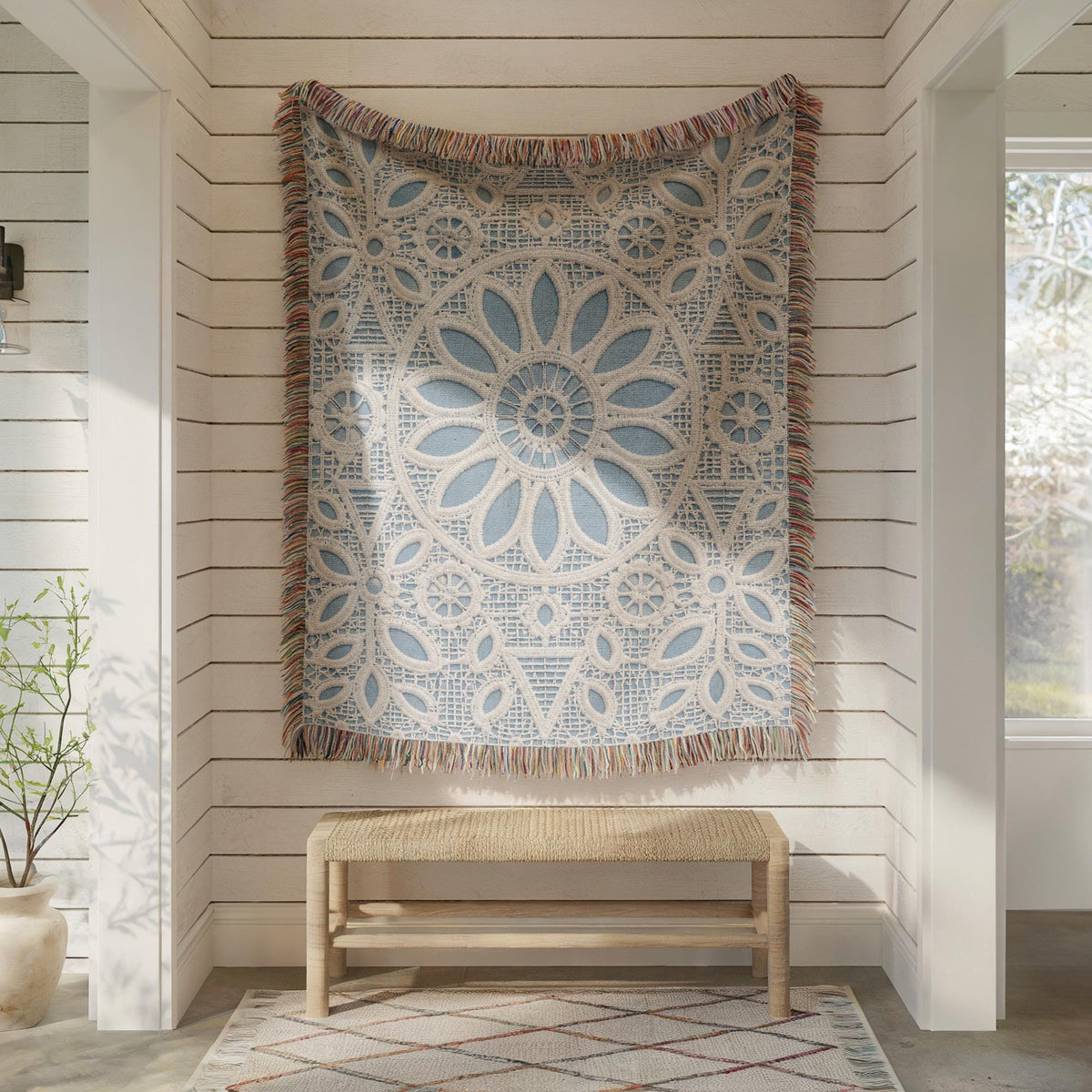 Lace Woven Blanket