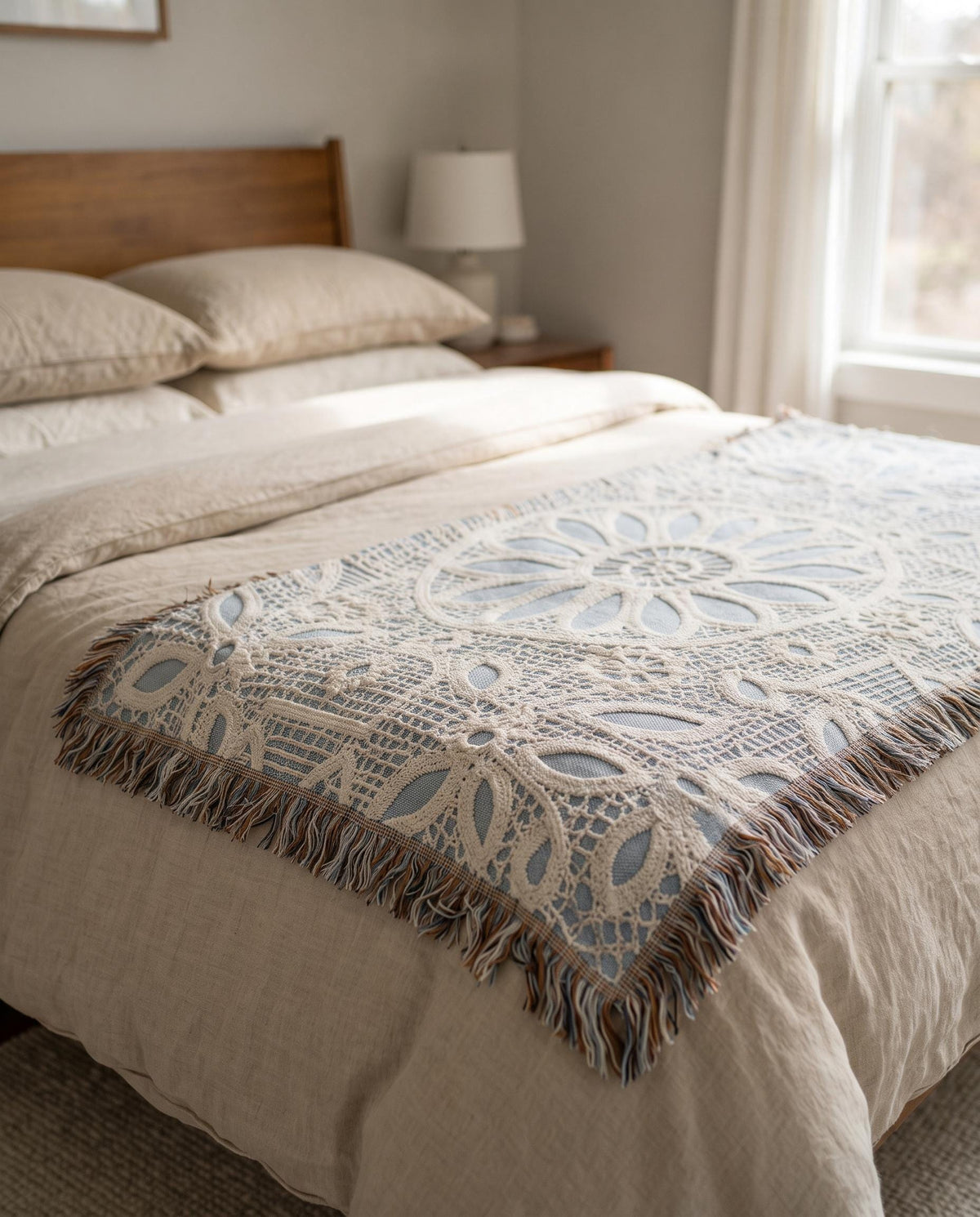 Lace Woven Blanket