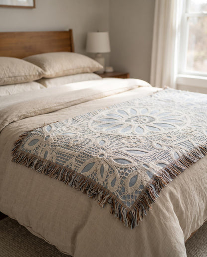 Lace Woven Blanket