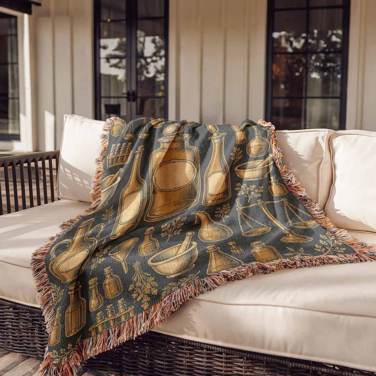 Apothecary Woven Blanket
