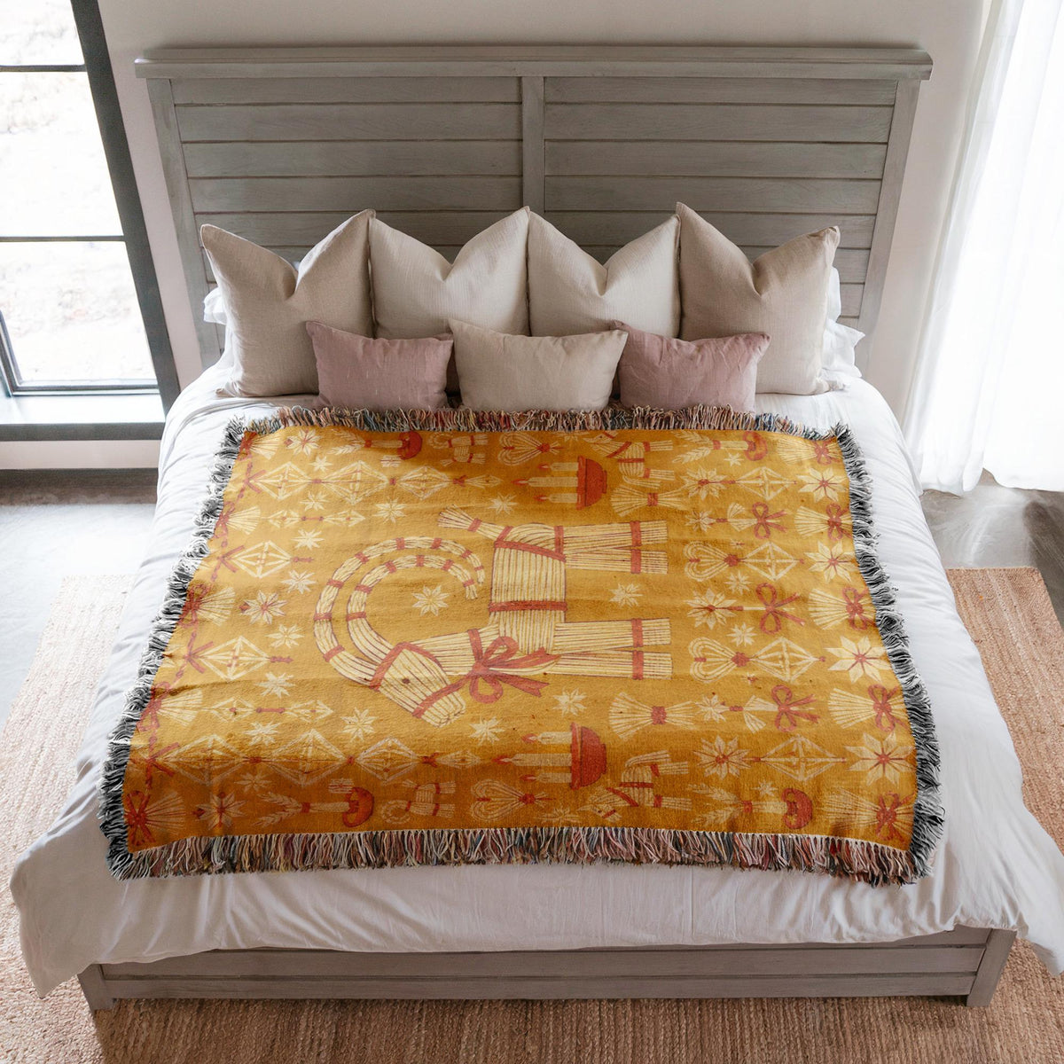 Yule Goat Woven Blanket