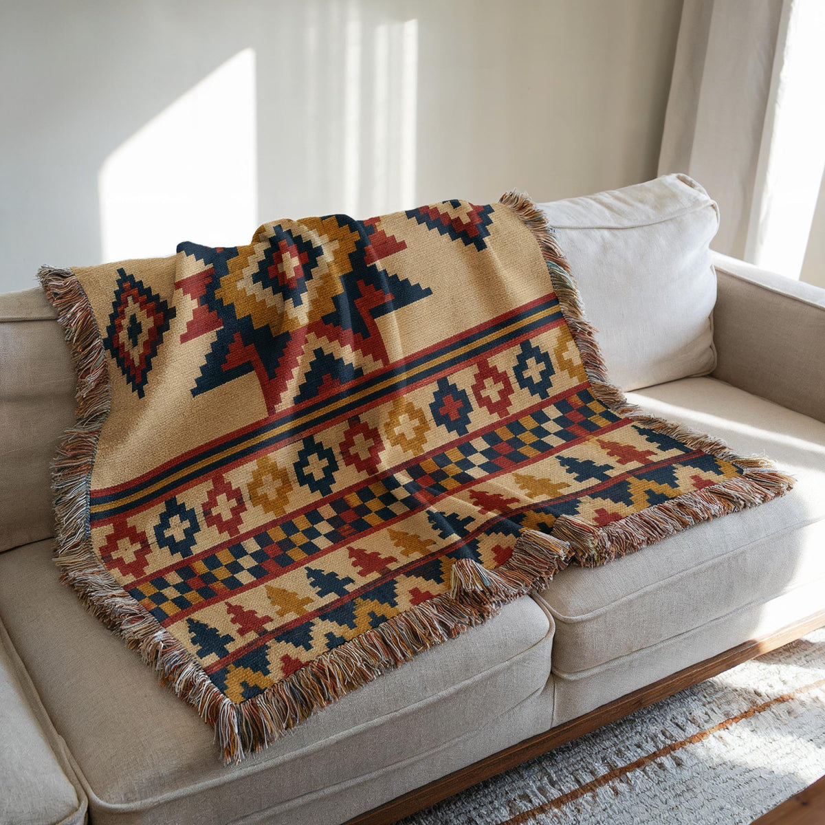 Kilim Woven Blanket