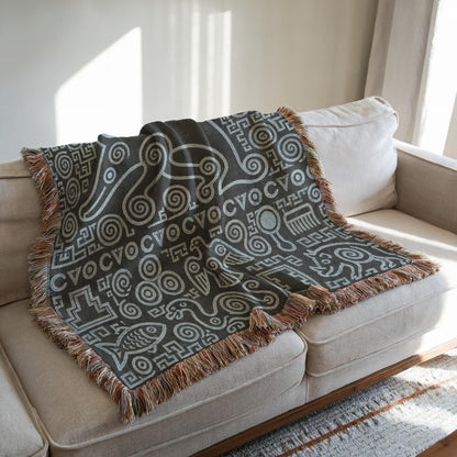 Petroglyph Woven Blanket