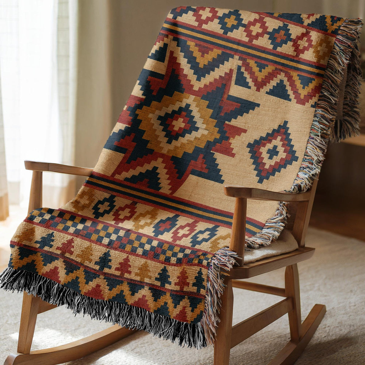 Kilim Woven Blanket