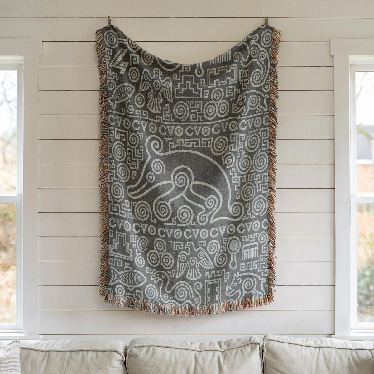 Petroglyph Woven Blanket
