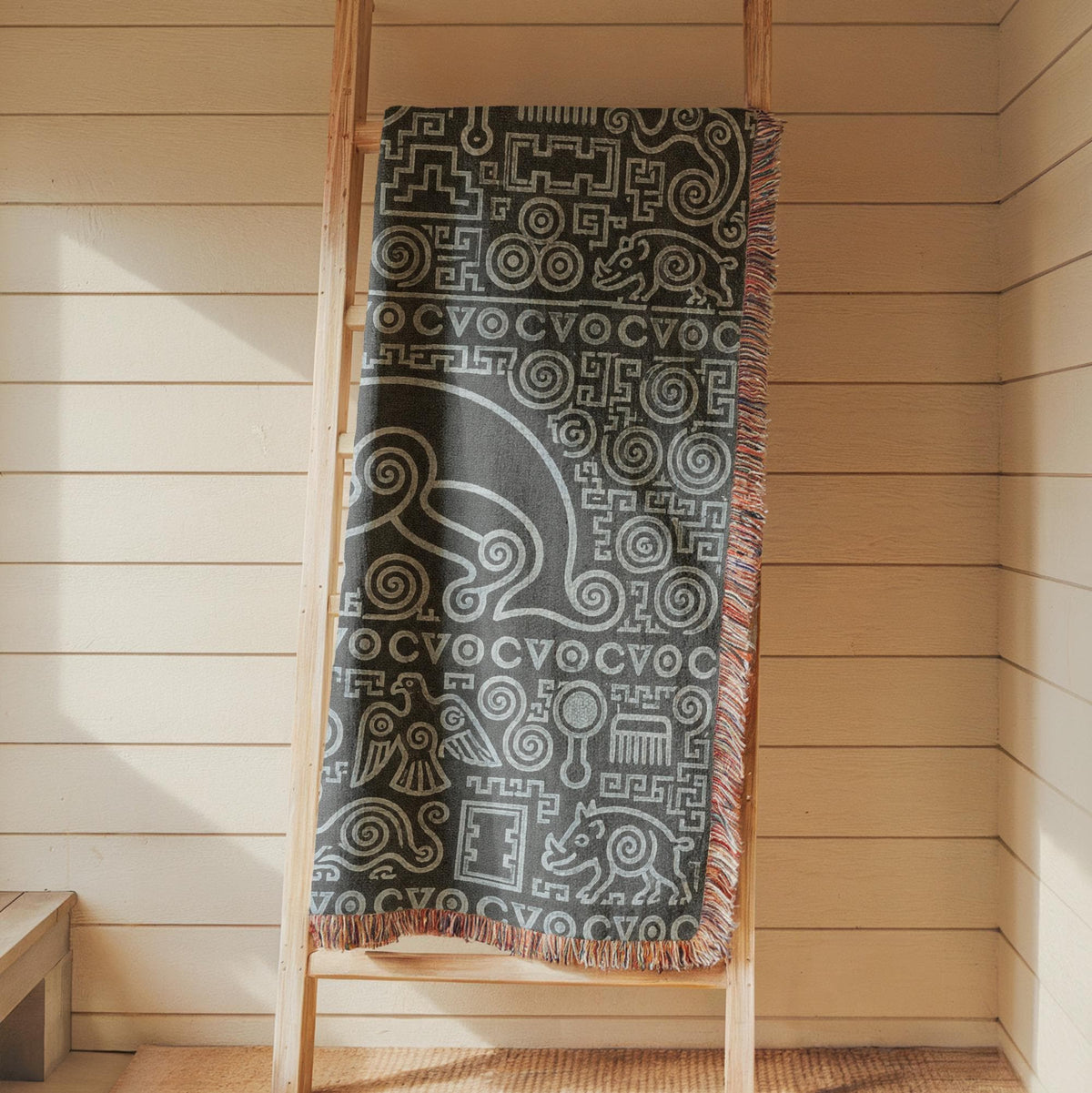 Petroglyph Woven Blanket