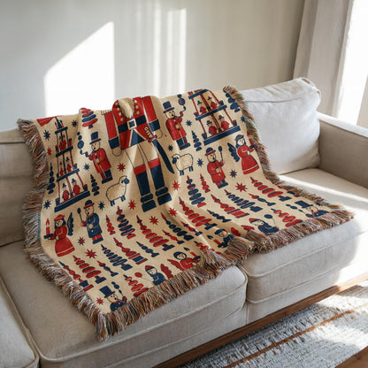 Nutcracker Woven Blanket