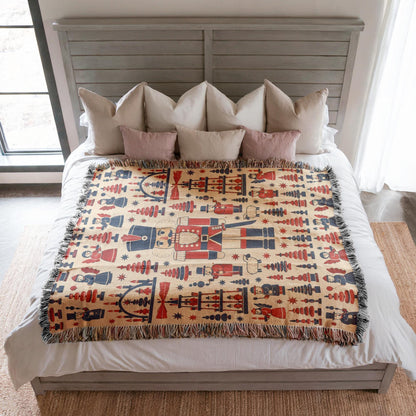 Nutcracker Woven Blanket