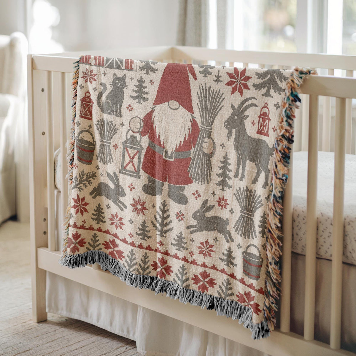 Gnome Woven Blanket