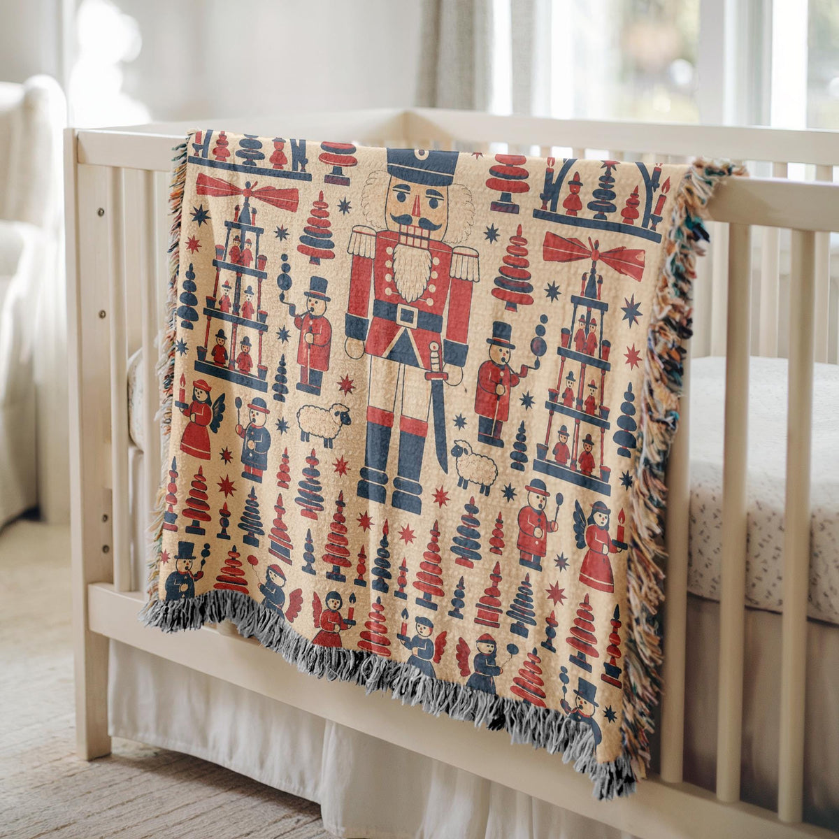 Nutcracker Woven Blanket