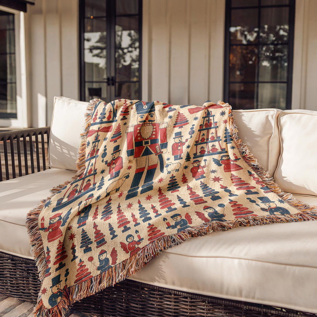 Nutcracker Woven Blanket