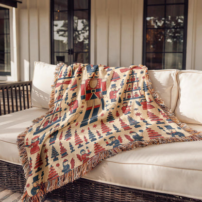 Nutcracker Woven Blanket
