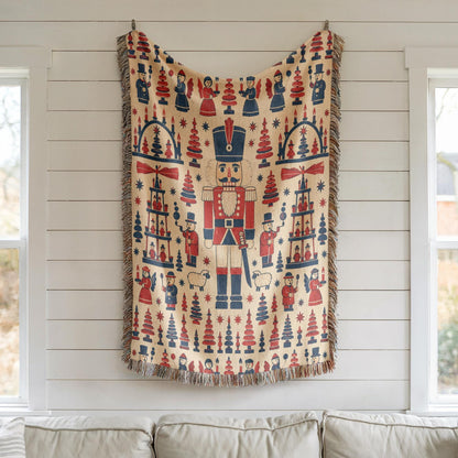 Nutcracker Woven Blanket