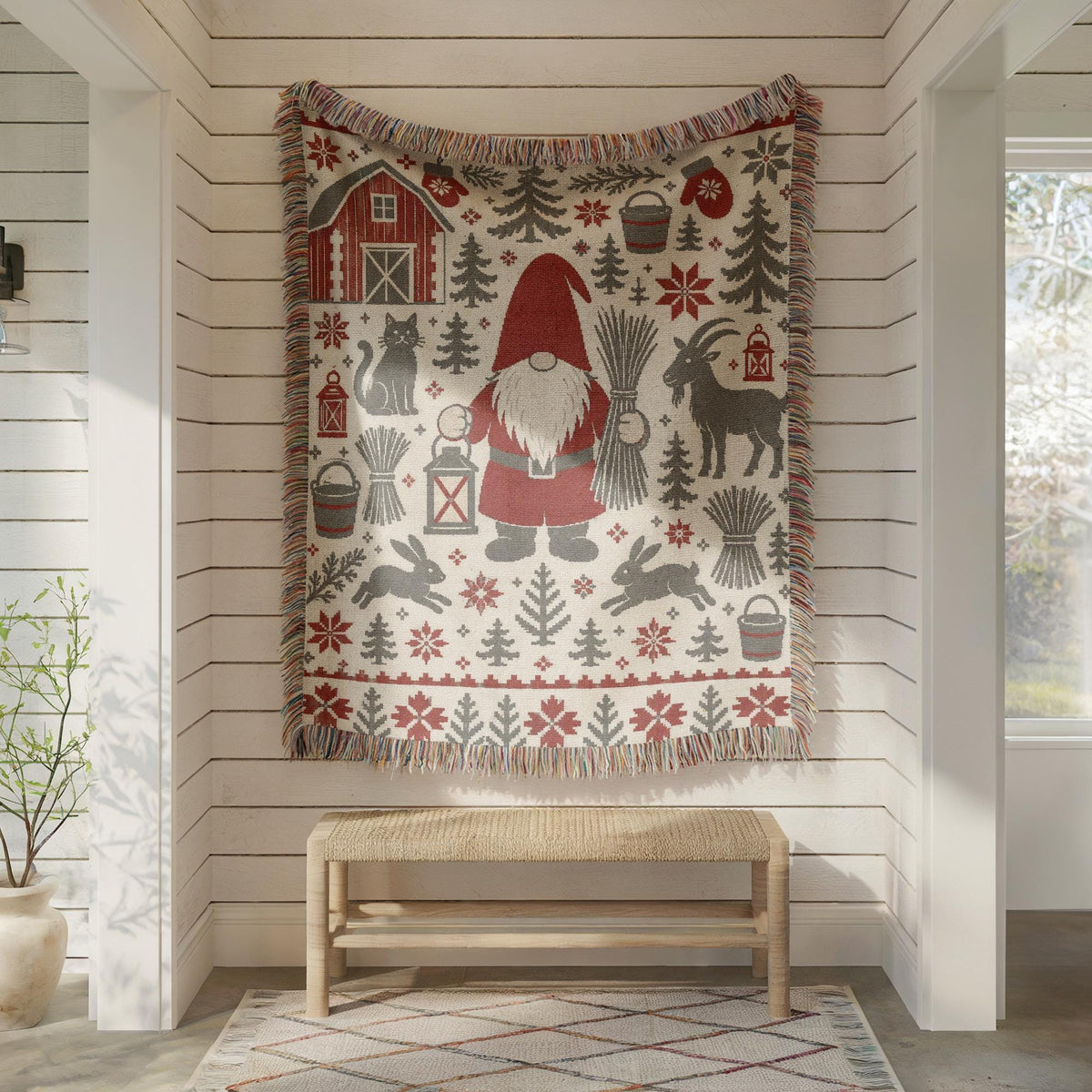 Gnome Woven Blanket