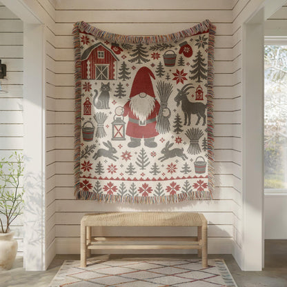 Gnome Woven Blanket