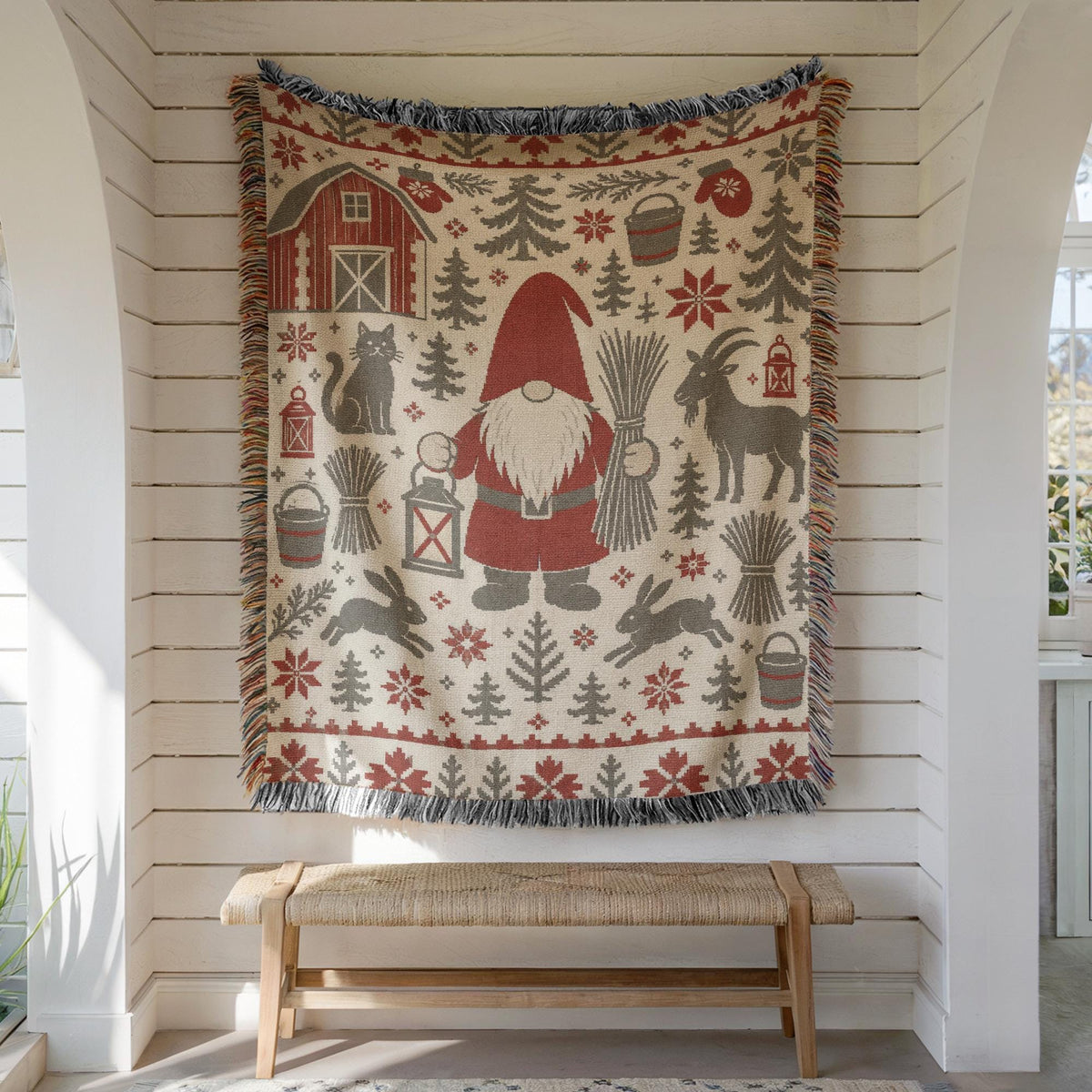 Gnome Woven Blanket