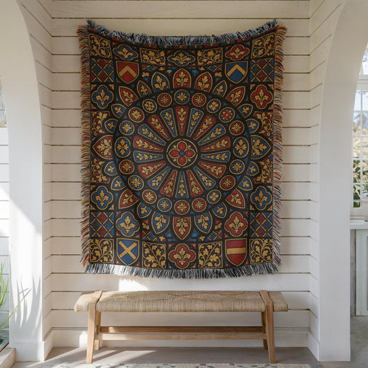 Stained Glass Woven Blanket