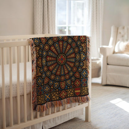Stained Glass Woven Blanket