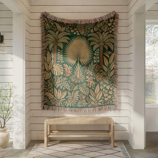 Tropical Woven Blanket