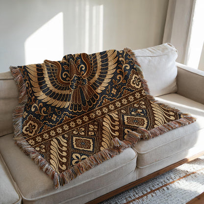 Batik Garuda Wing Woven Blanket