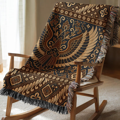 Batik Garuda Wing Woven Blanket