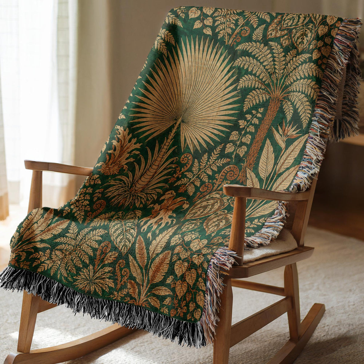 Tropical Woven Blanket