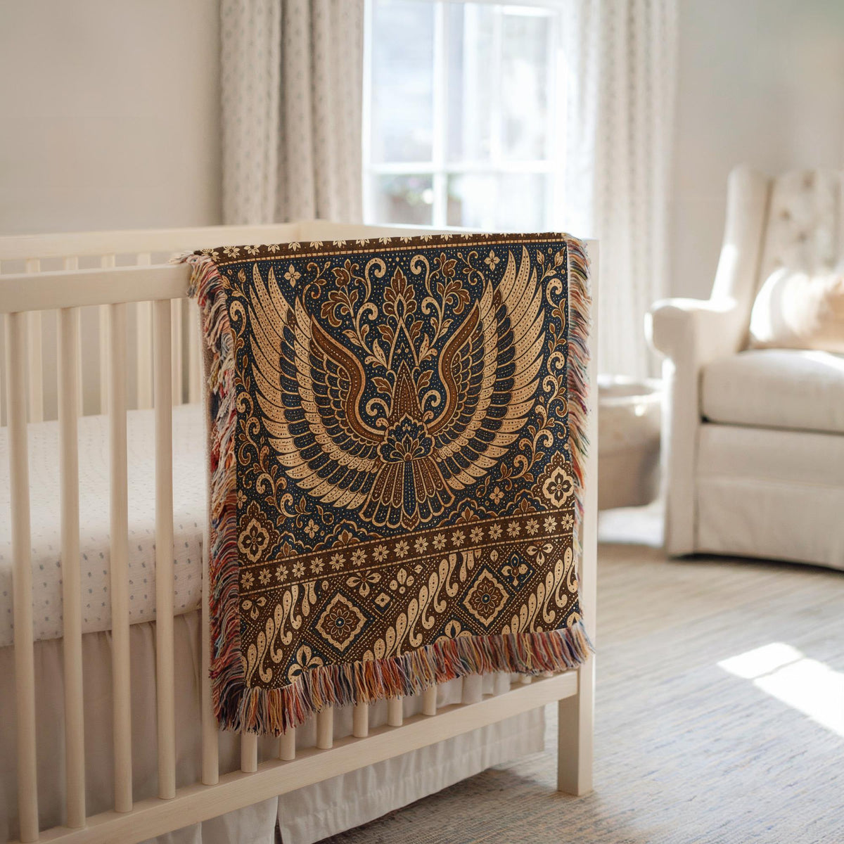 Batik Garuda Wing Woven Blanket