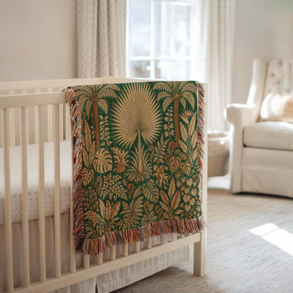Tropical Woven Blanket
